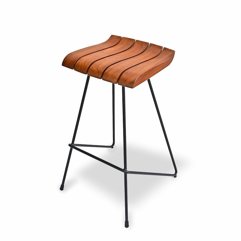 HAOK HIGH CHAIR — black & lumber