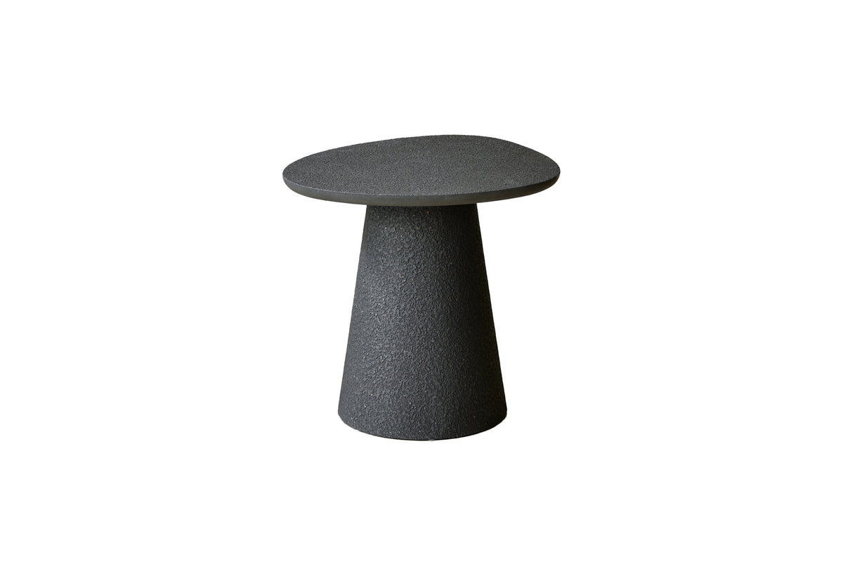 ONE UP SIDE TABLE — black & lumber